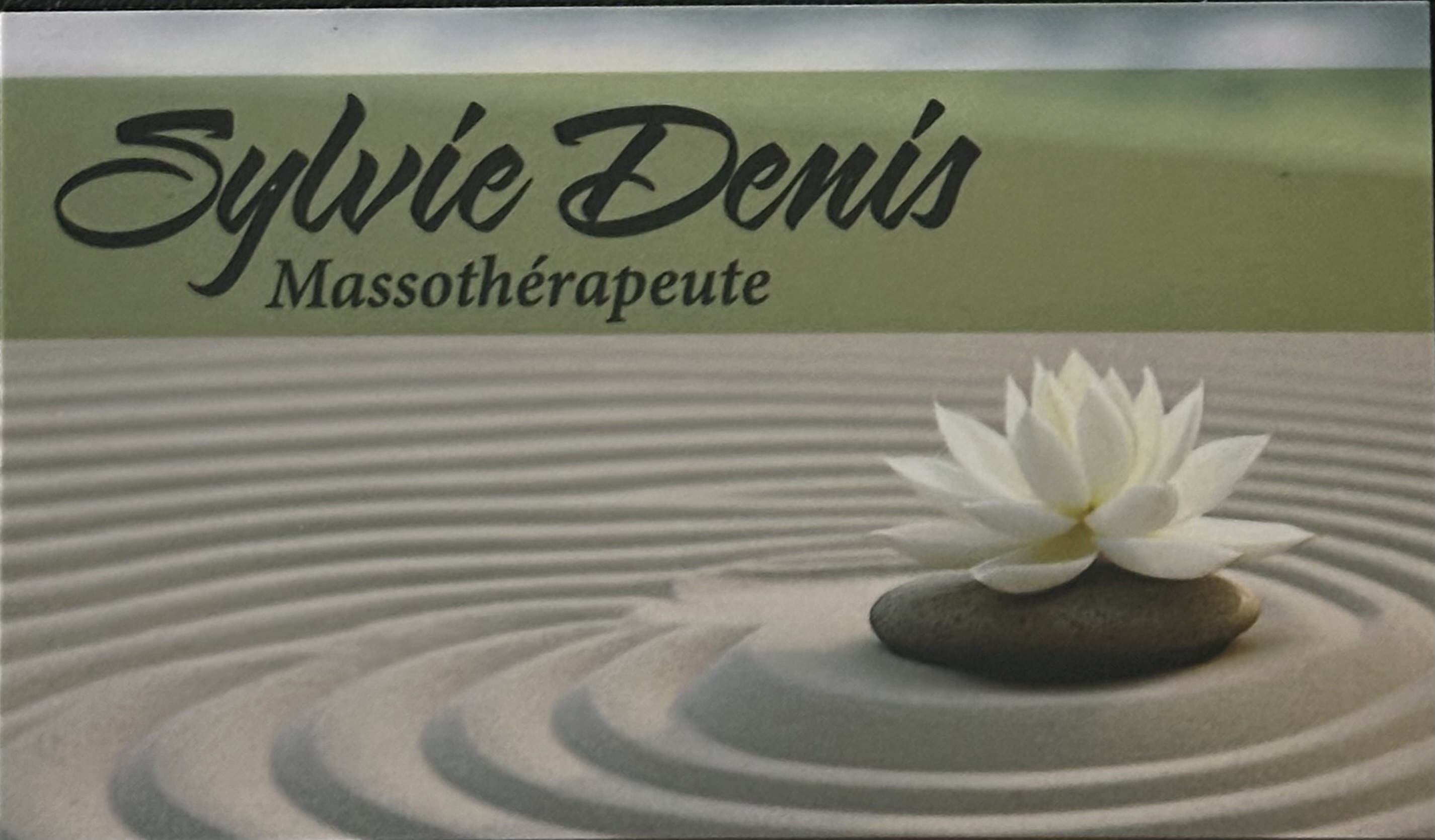 Sylvie Denis Massothérapeute